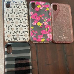 Lot of Kate Spade iPhone X XS cell phone cases